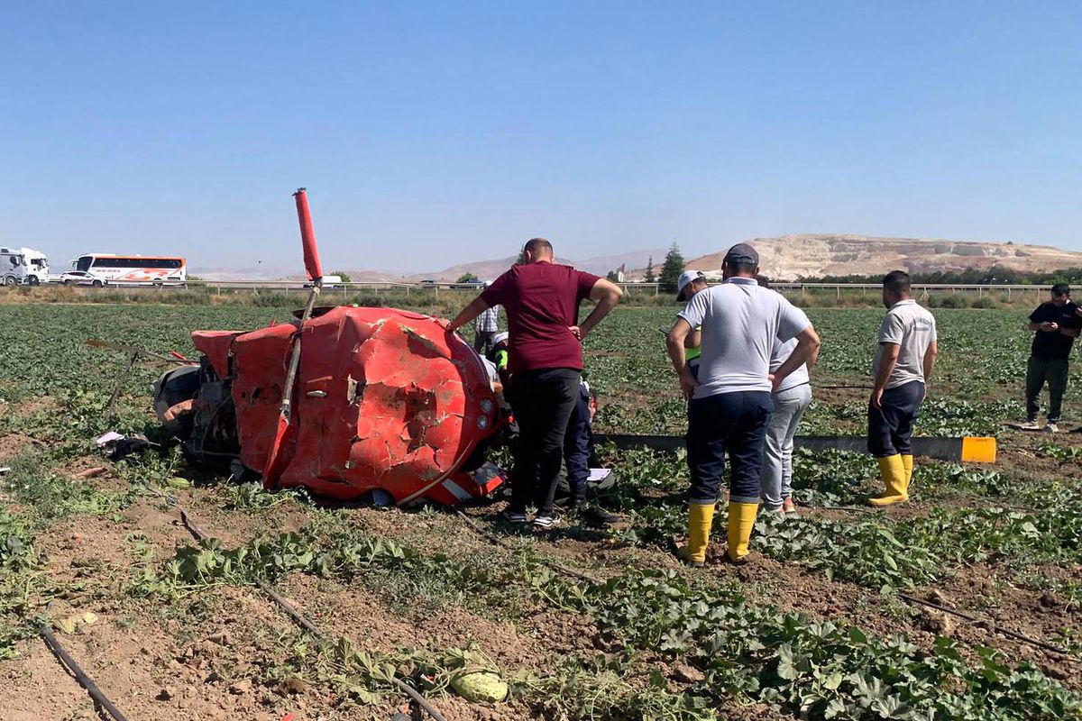 Helikopter kazasında acı haber