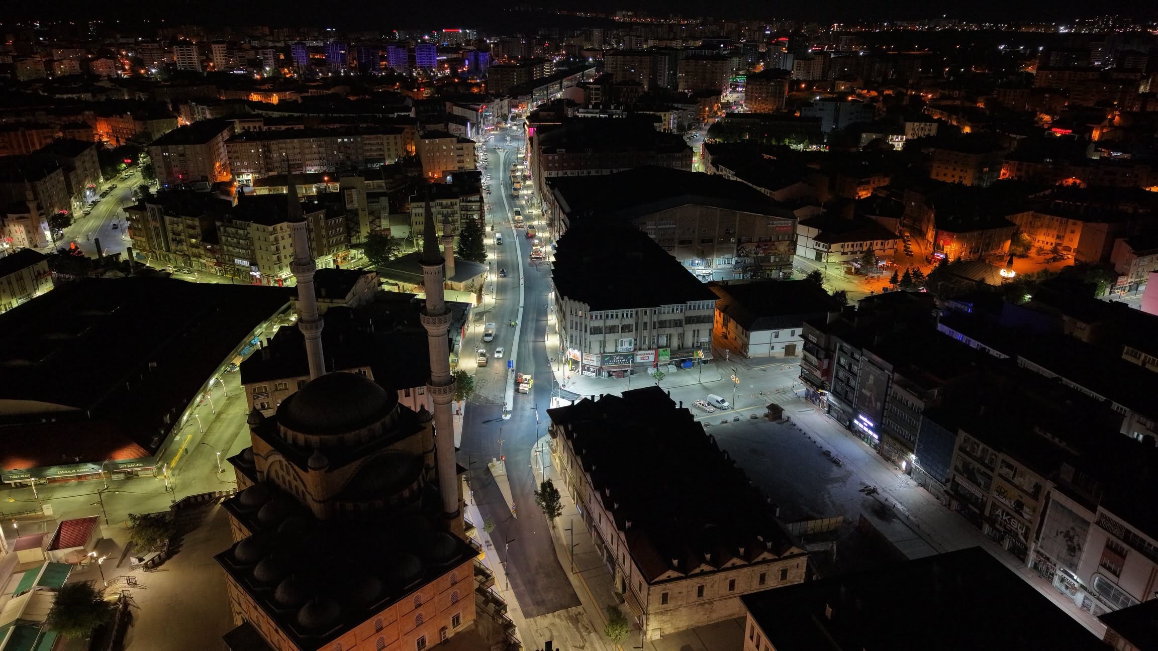 Sivas'ın ana arterinde çalışmalar sona erdi