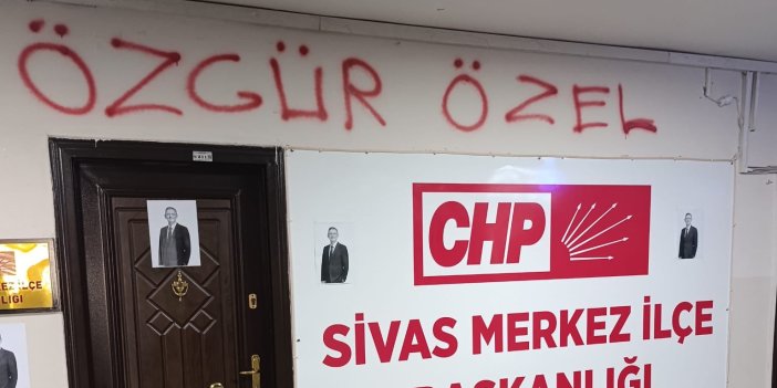 Sivas CHP İl Başkanlığındaki görüntüler tartışma yarattı