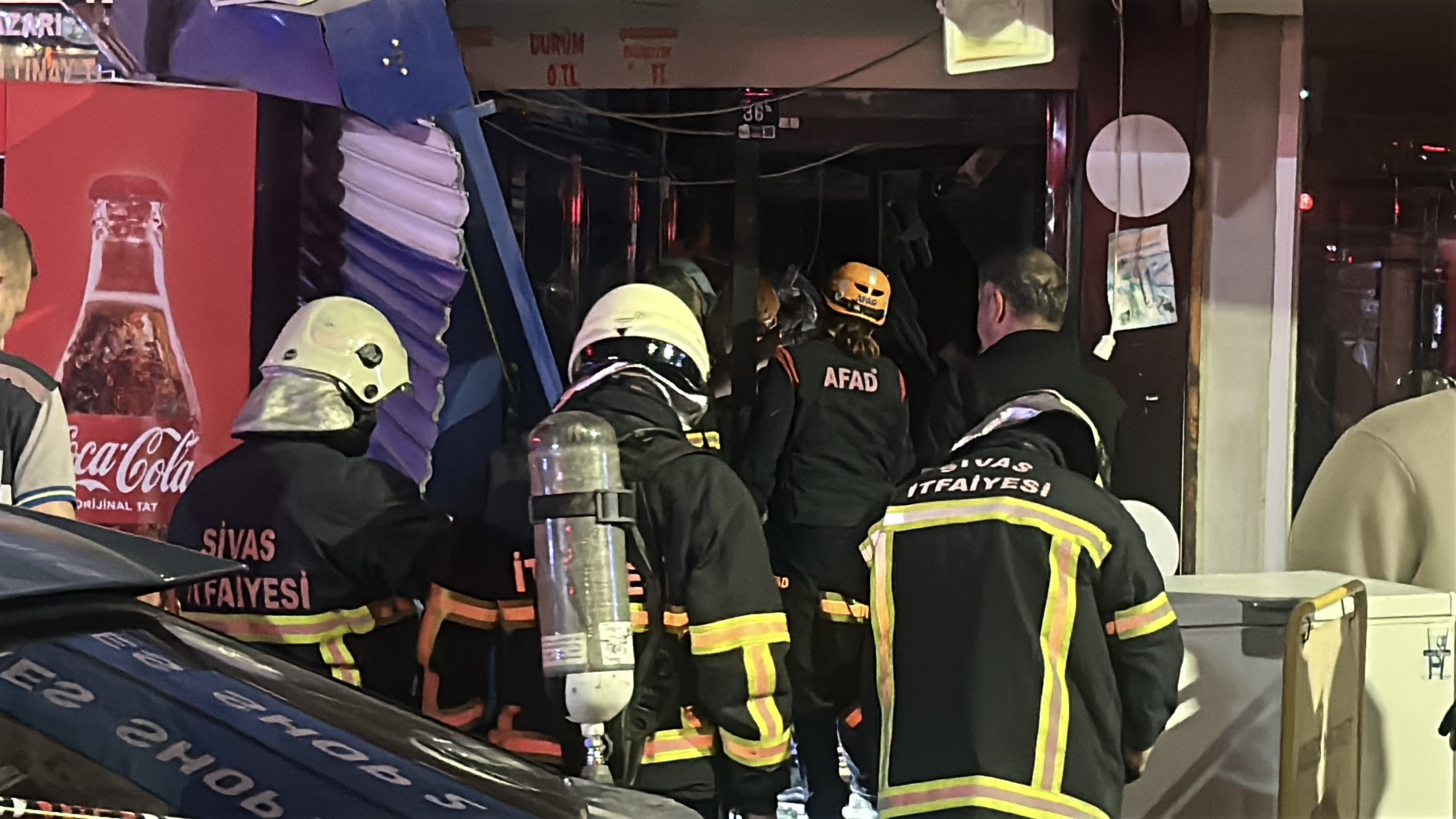 Sivas'ta işyerinde korkutan patlama
