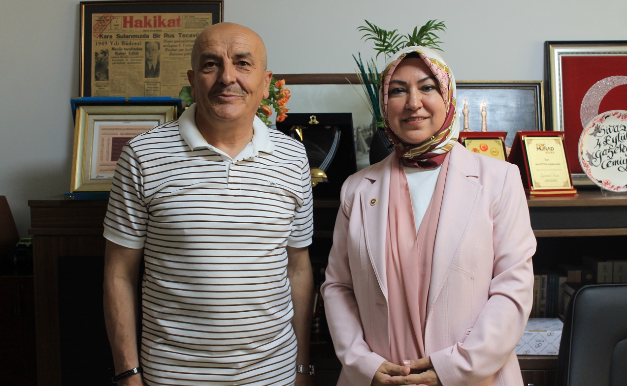Rukiye Genç Toy'dan gazetemize ziyaret