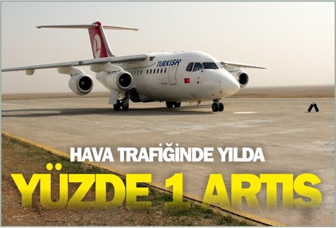 HAVA TRAFİĞİNDE YILDA YÜZDE 1 ARTIŞ