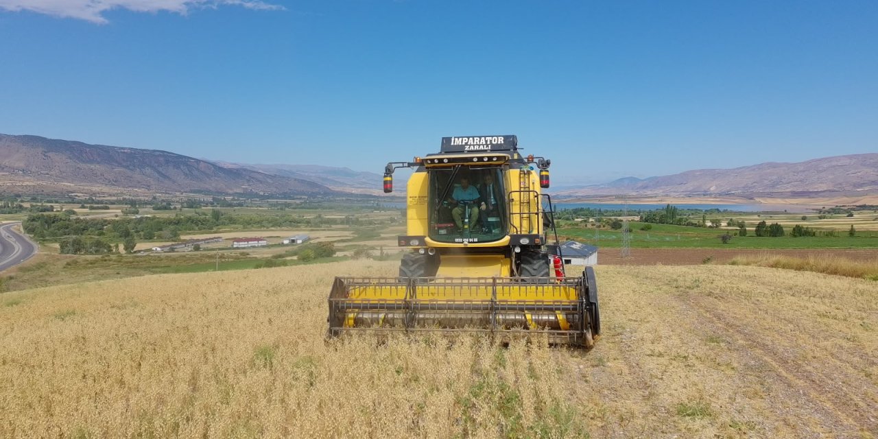 Sivas'ta atıl arazi üretime dönüştü