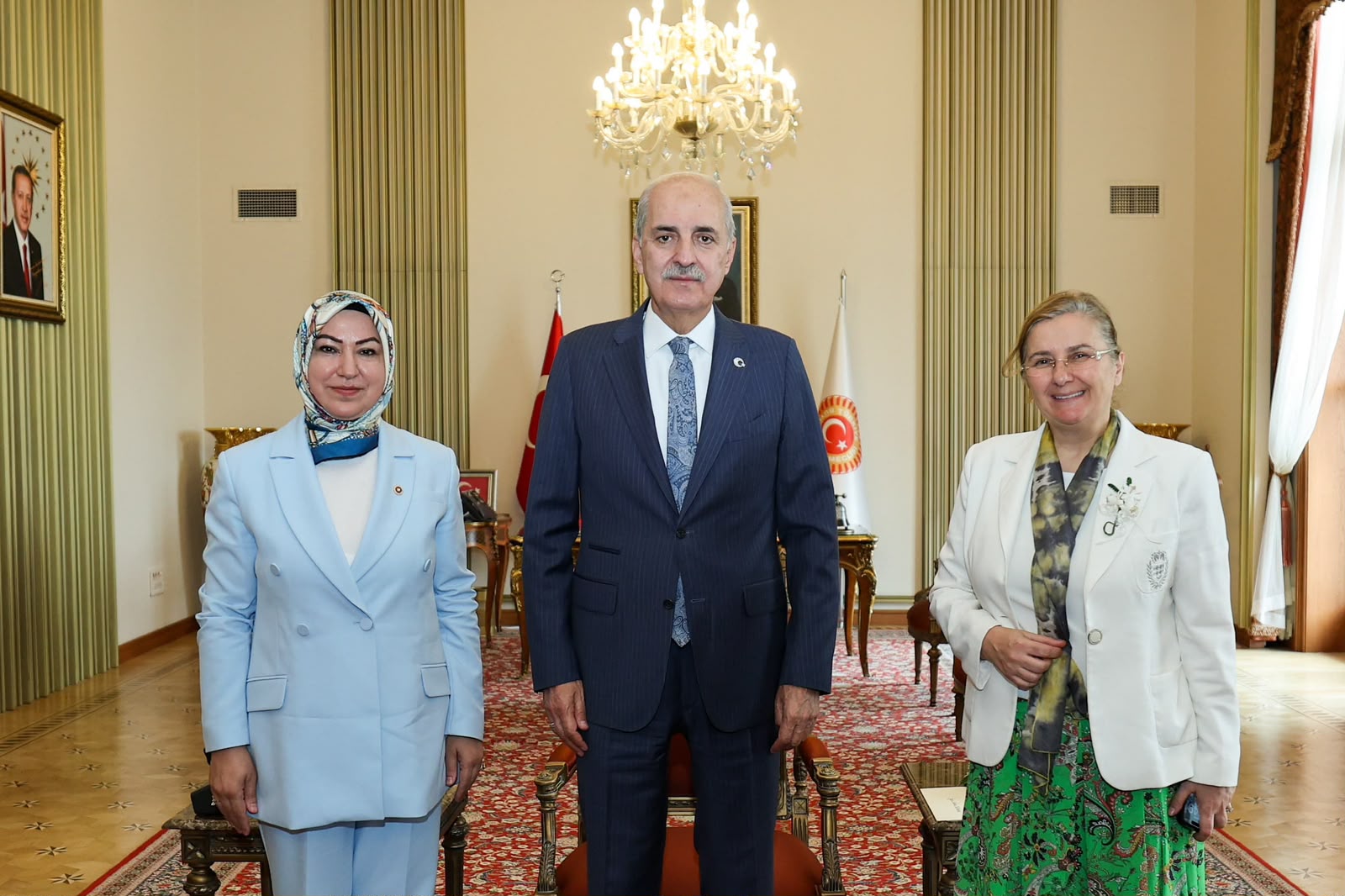 Rukiye Toy'dan TBMM Başkanı Kurtulmuş'a ziyaret