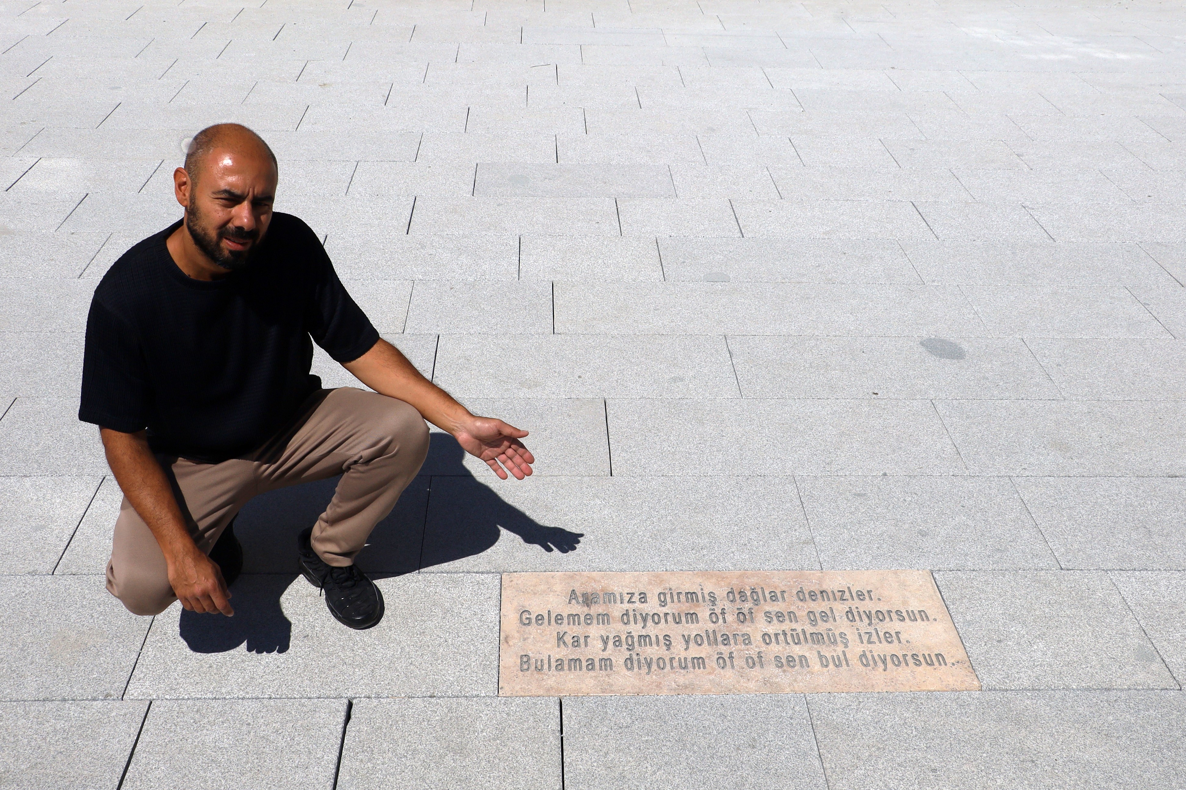 Sivas'ta kaldırımlar dile geldi