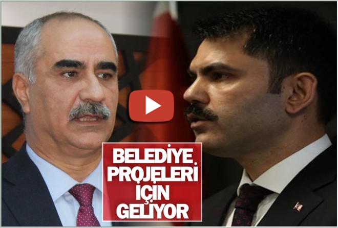 BELEDİYE PROJELERİ İÇİN GELİYOR