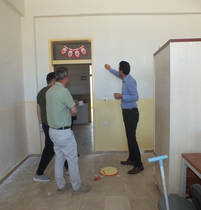 Ulaş'taki okullarda bakım ve onarım seferberliği