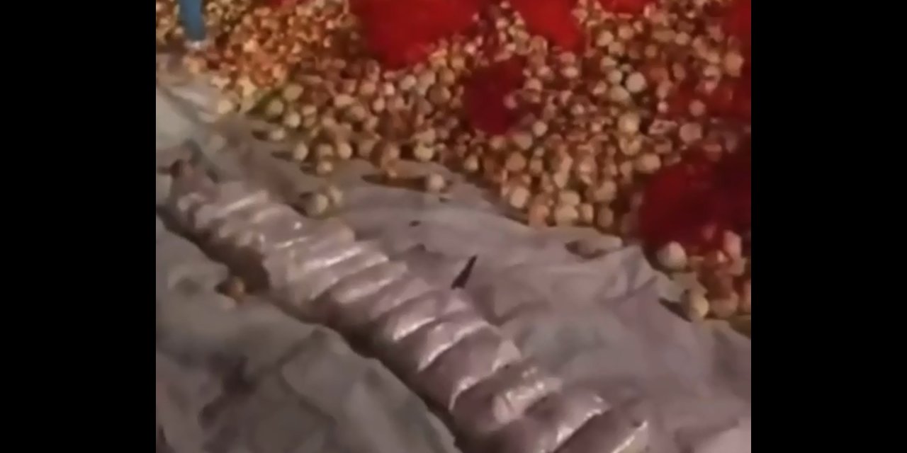 Soğan torbalarından uyuşturucu çıktı
