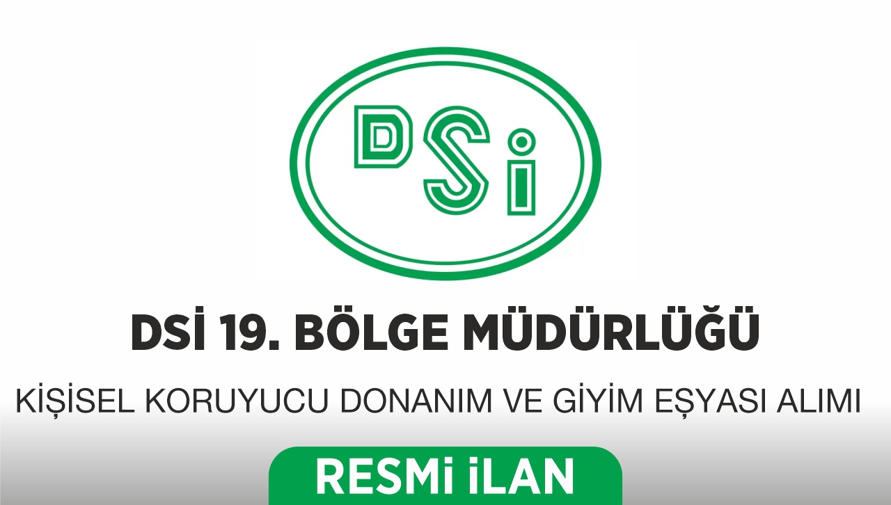 KİŞİSEL KORUYUCU DONANIM VE GİYİM EŞYASI SATIN ALINACAKTIR
