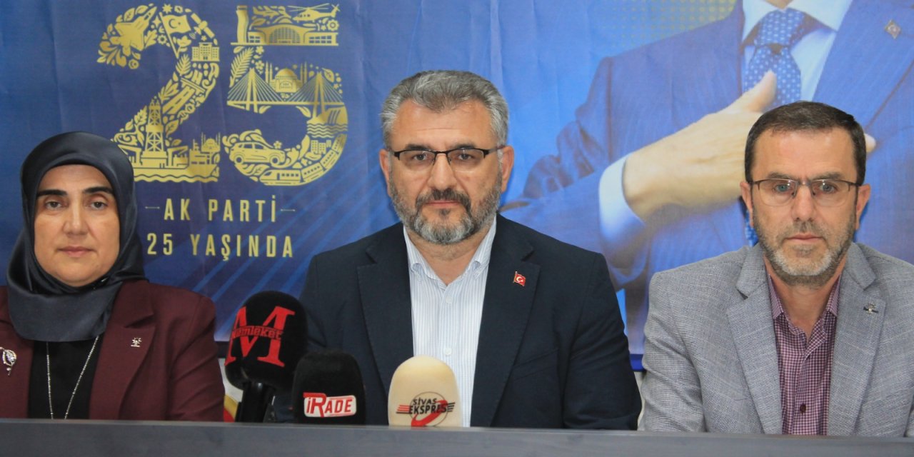 AK Parti Sivas İl Başkanı Tanrıverdi: İlk günkü aşkla yola devam ediyoruz