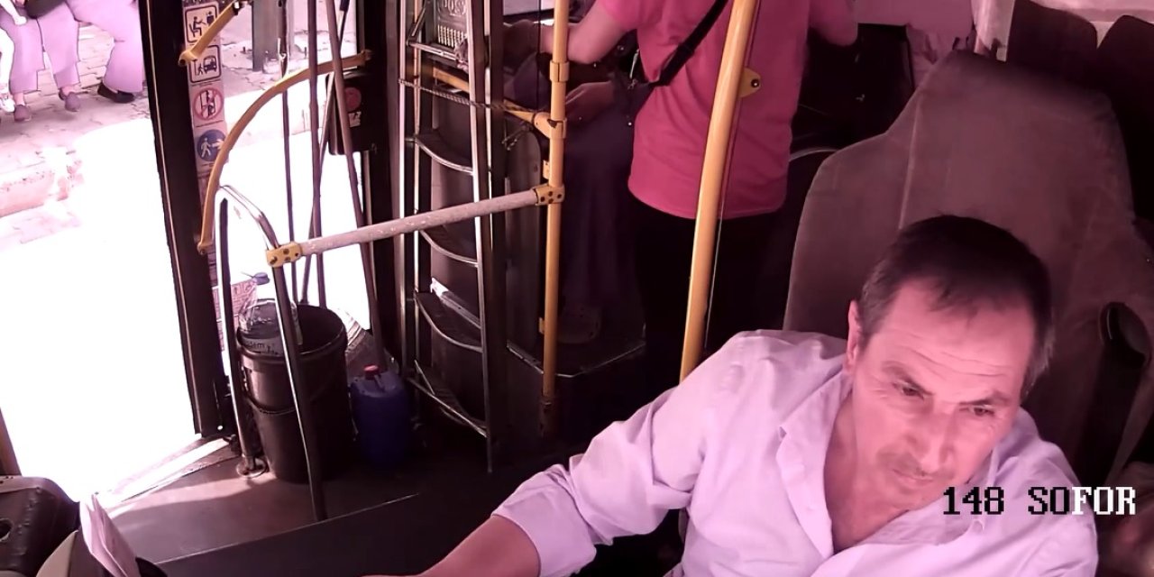 Fenalaşan yolcuyu otobüs şoförü hastaneye yetiştirdi