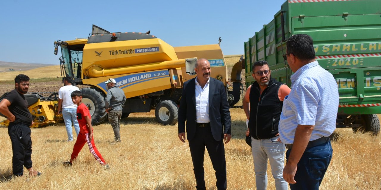 Hasat sezonu tarlalarda yakından takip ediliyor
