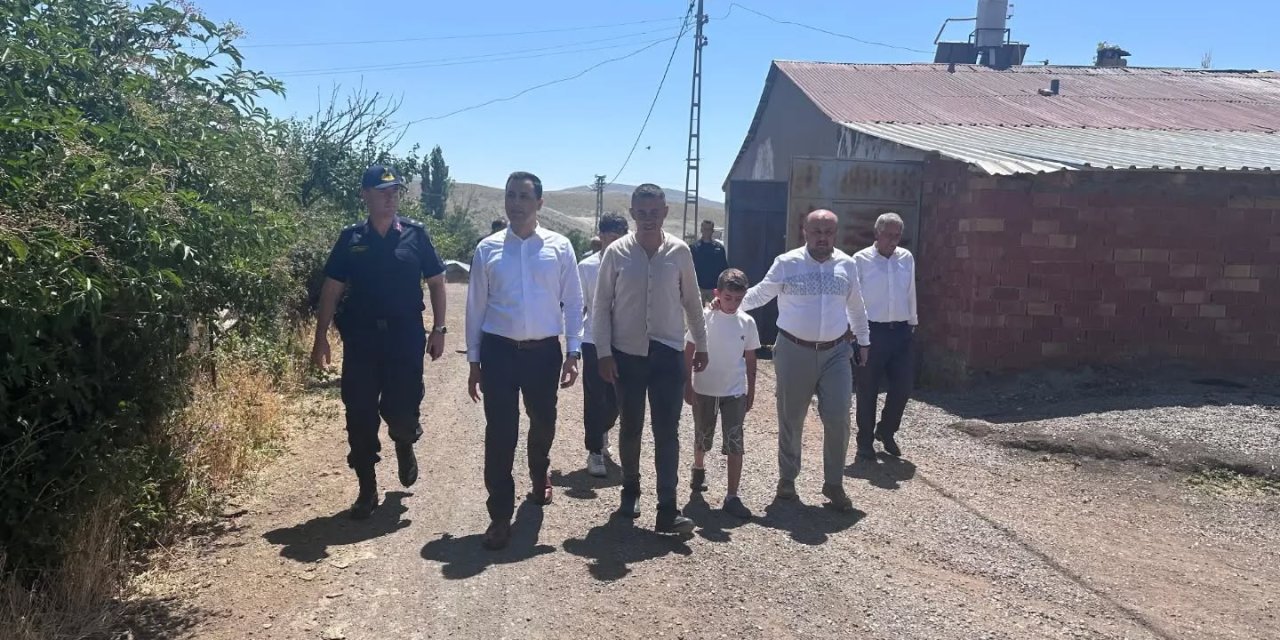 Ulaş Kaymakamı Avcı, köy ziyaretlerine devam ediyor