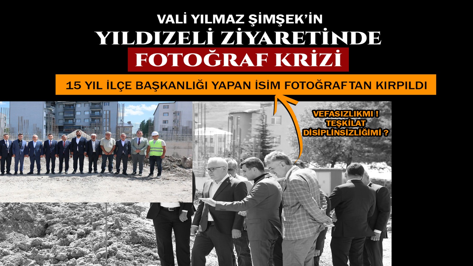 Yıldızeli’nde Fotoğraf Krizi: AK Parti’nin Kuruluş Ruhuna Gölge mi Düştü?