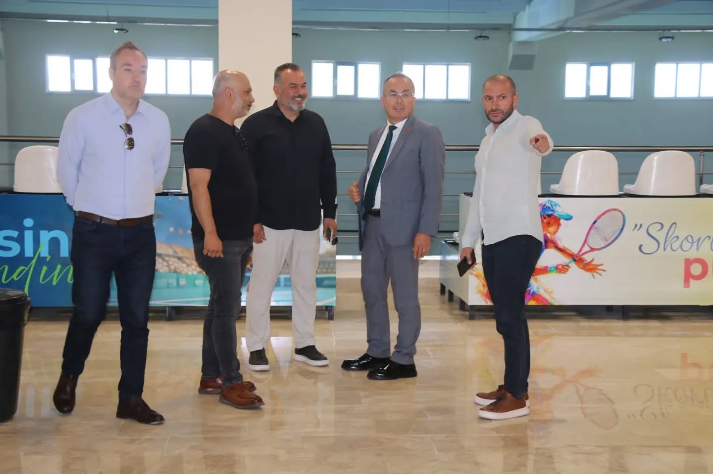 Sivas'ın yeni tenis kortları hizmete hazır