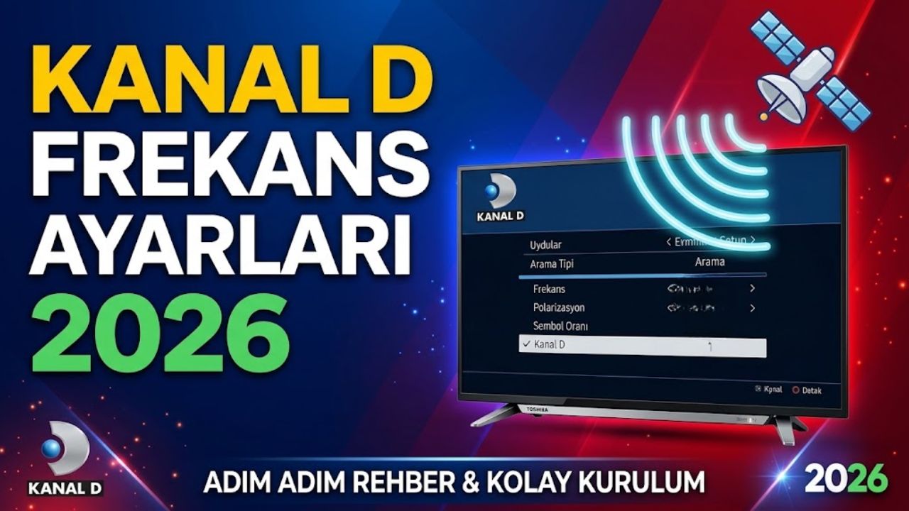 Kanal D yeni frekans bilgileri 2026 Toshiba TV kanal frekans ayarlama