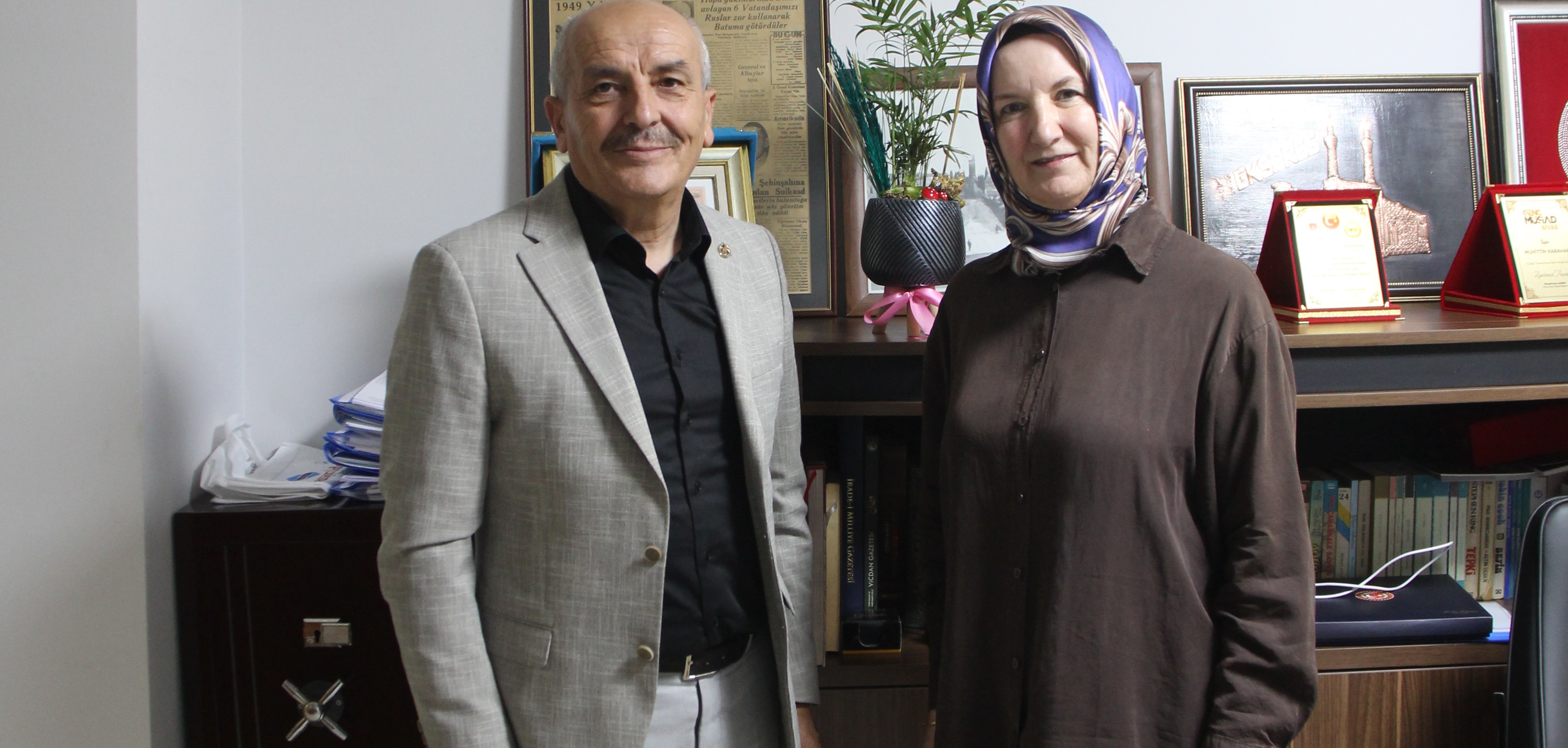 Şadiye Öztürk’ten Sivas Ekspres’e hayırlı olsun ziyareti