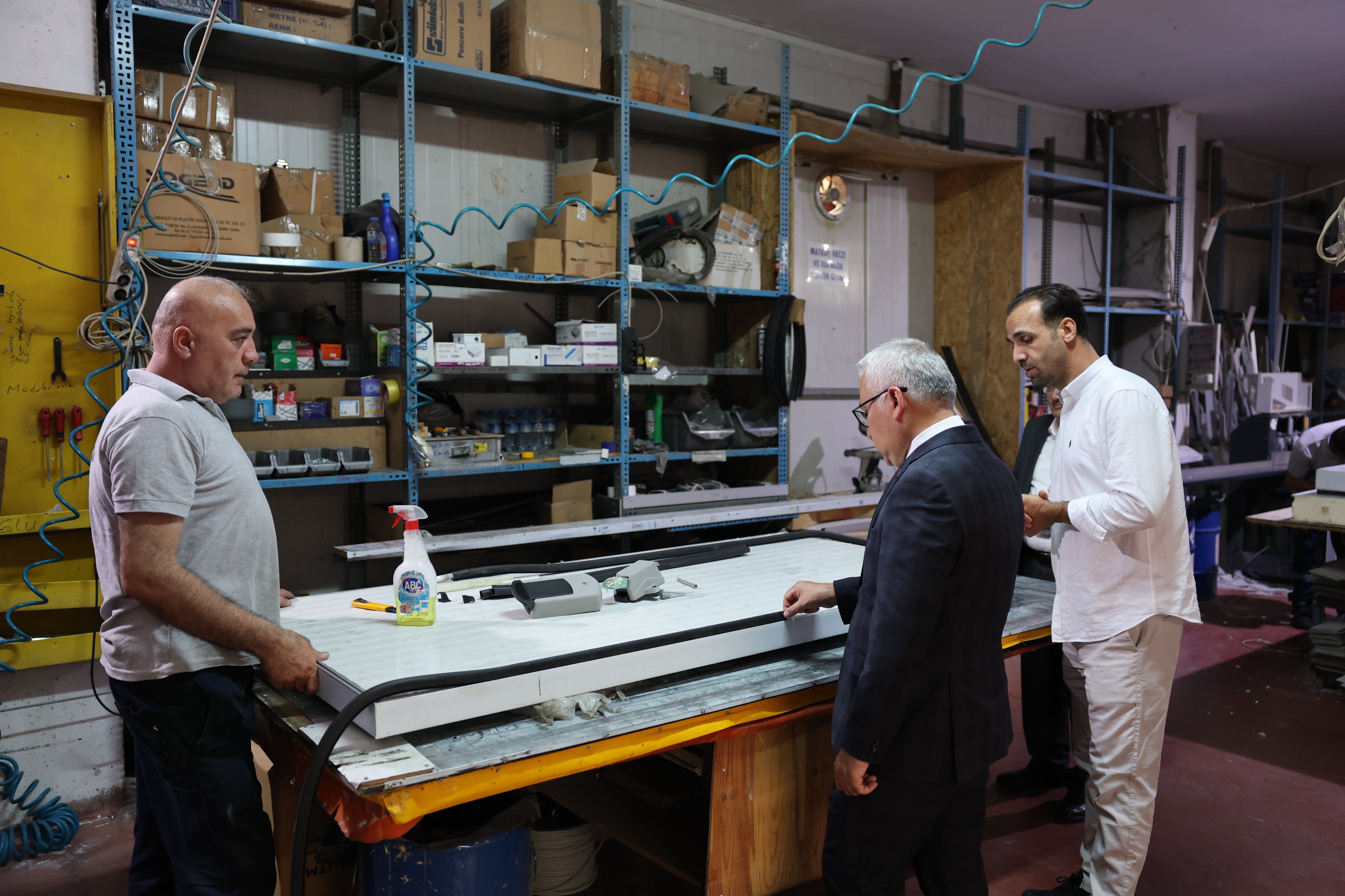 Vali şimşek, Sivas OSB’de fabrikaları ziyaret etti