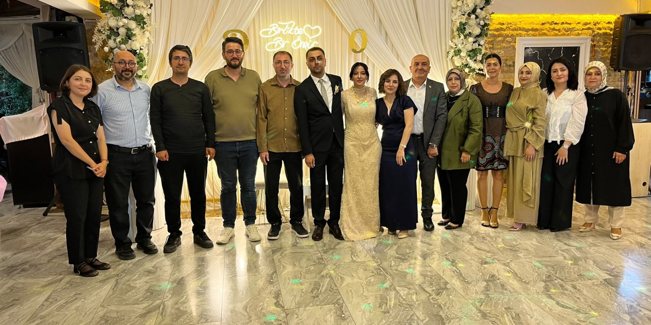 Meslektaşımız evliliğe ilk adımı attı