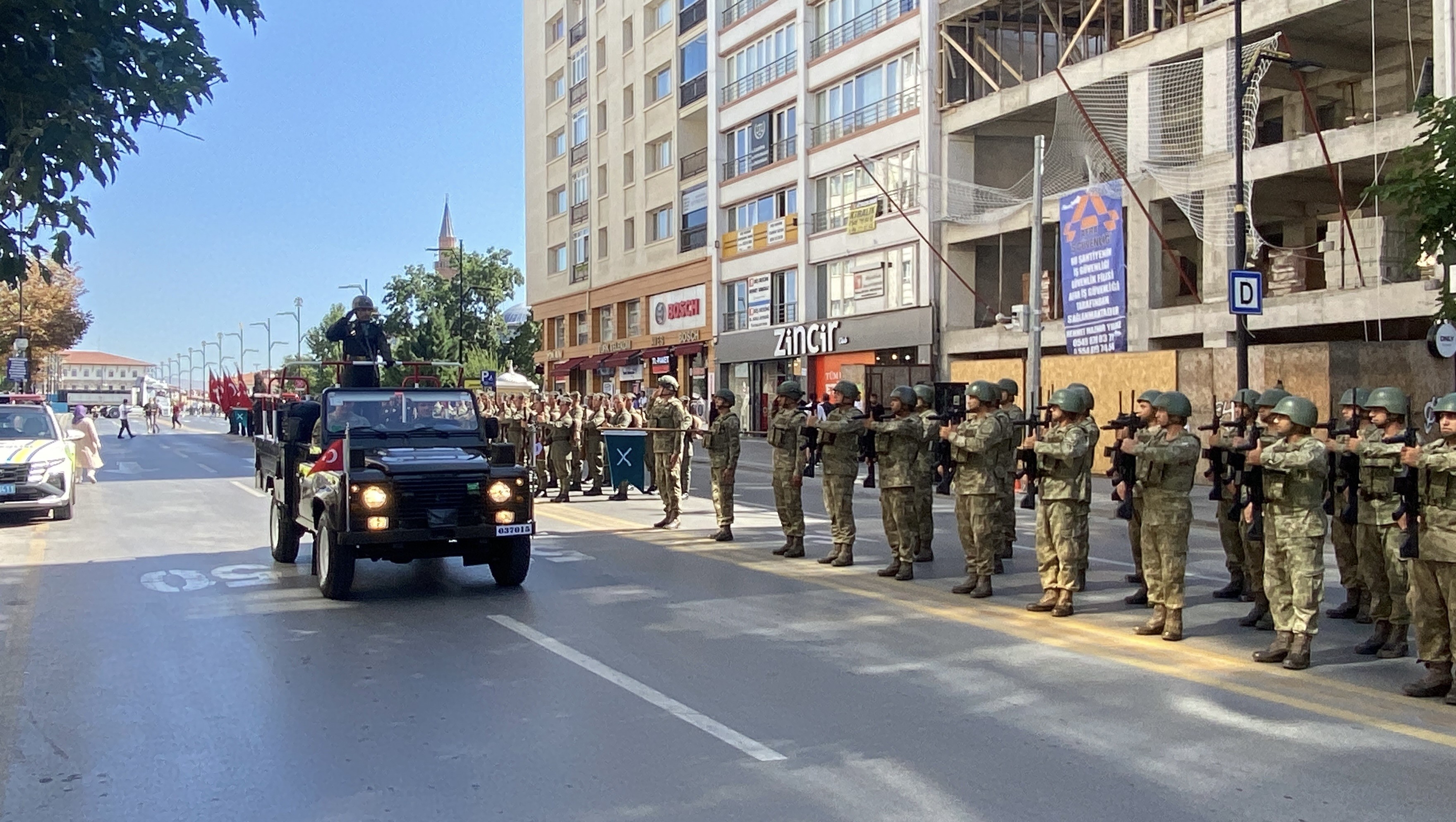 Sivas'ta 30 Ağustos Zafer Bayramı provası