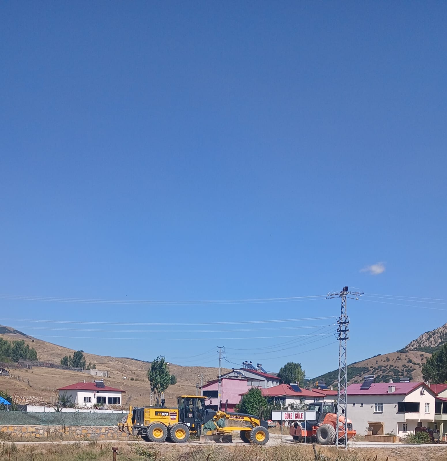 Asarcık köyü grup yolunda asfalt sevinci