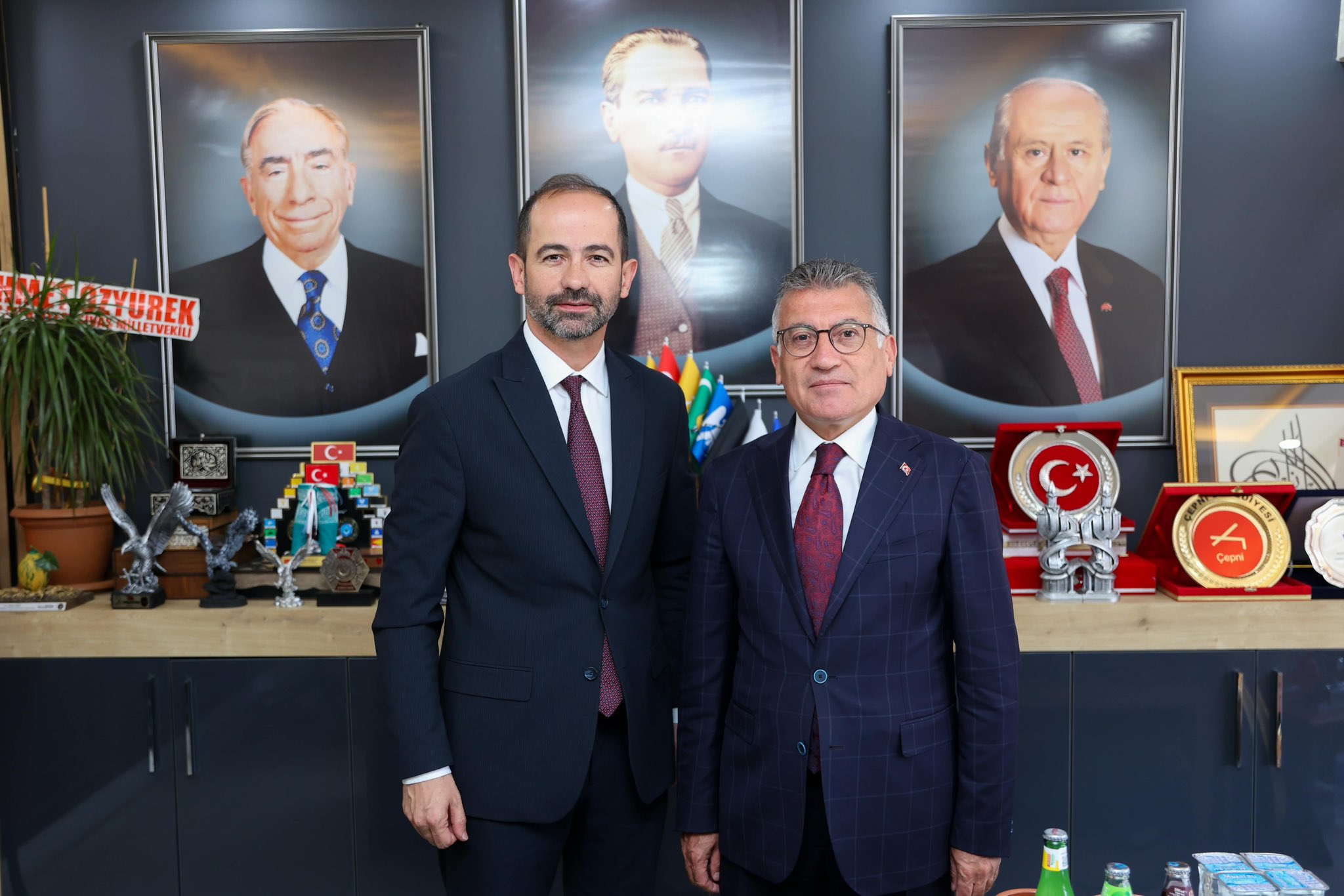 Abdullah Güler’den MHP Sivas İl Başkanlığı’na ziyaret