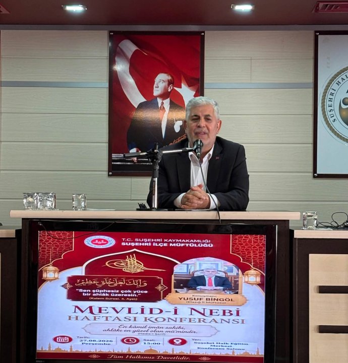 Suşehri’nde “Peygamberimiz ve güzel ahlak” anlatıldı