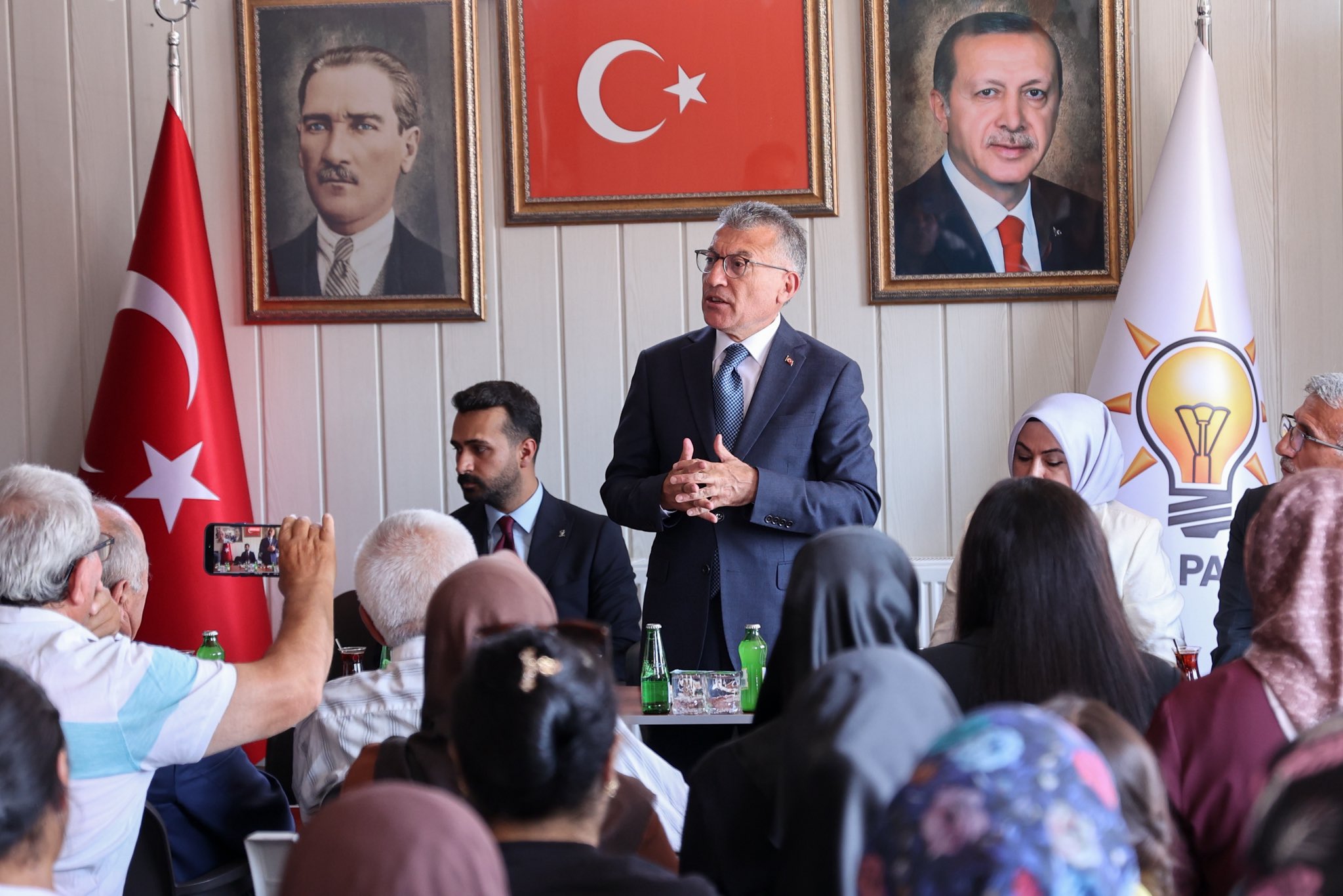 Güler, Aksu ve Toy Gemerek teşkilatıyla buluştu