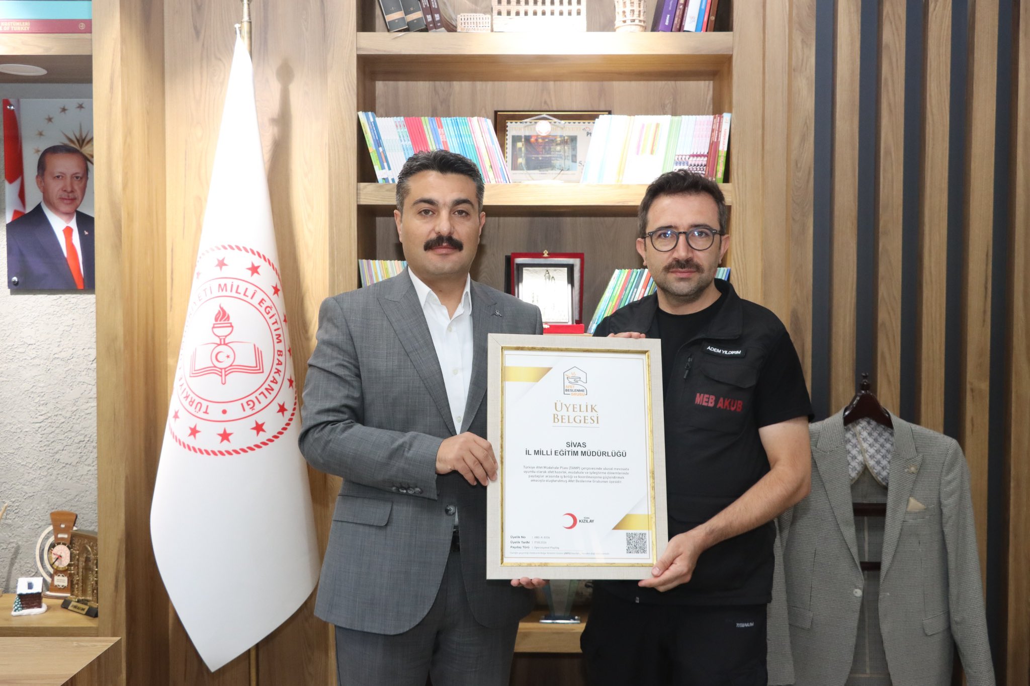 Sivas Millî Eğitim Müdürlüğü afet beslenme grubuna dahil edildi