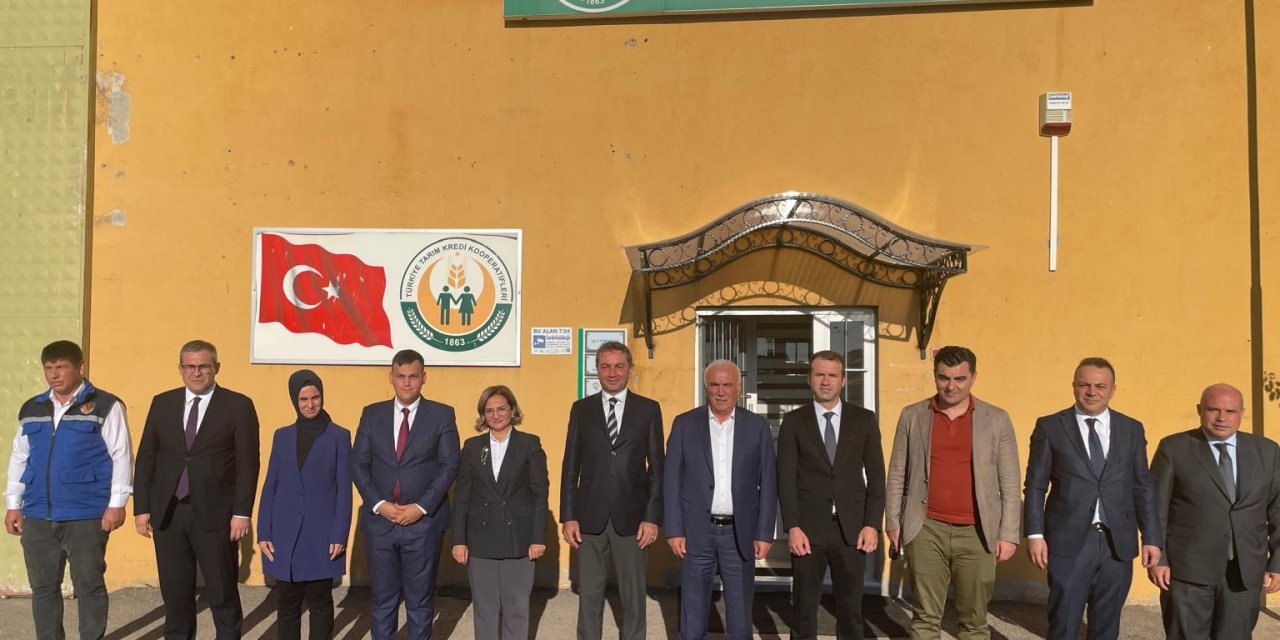 Tarım Kredi yöneticilerinden Sivas’taki kooperatiflere ziyaret