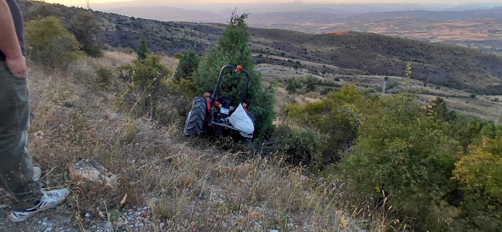 Sivas’ta traktör kazası: 2 yaralı