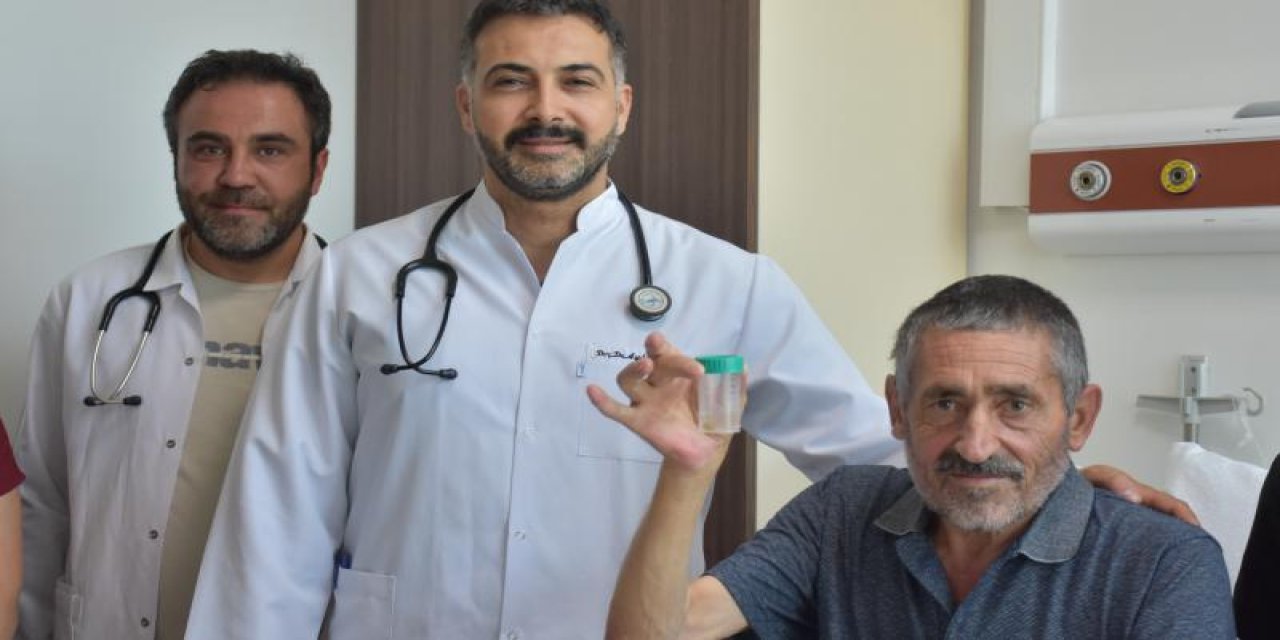 Hastanın akciğerinden sarımsak çıktı