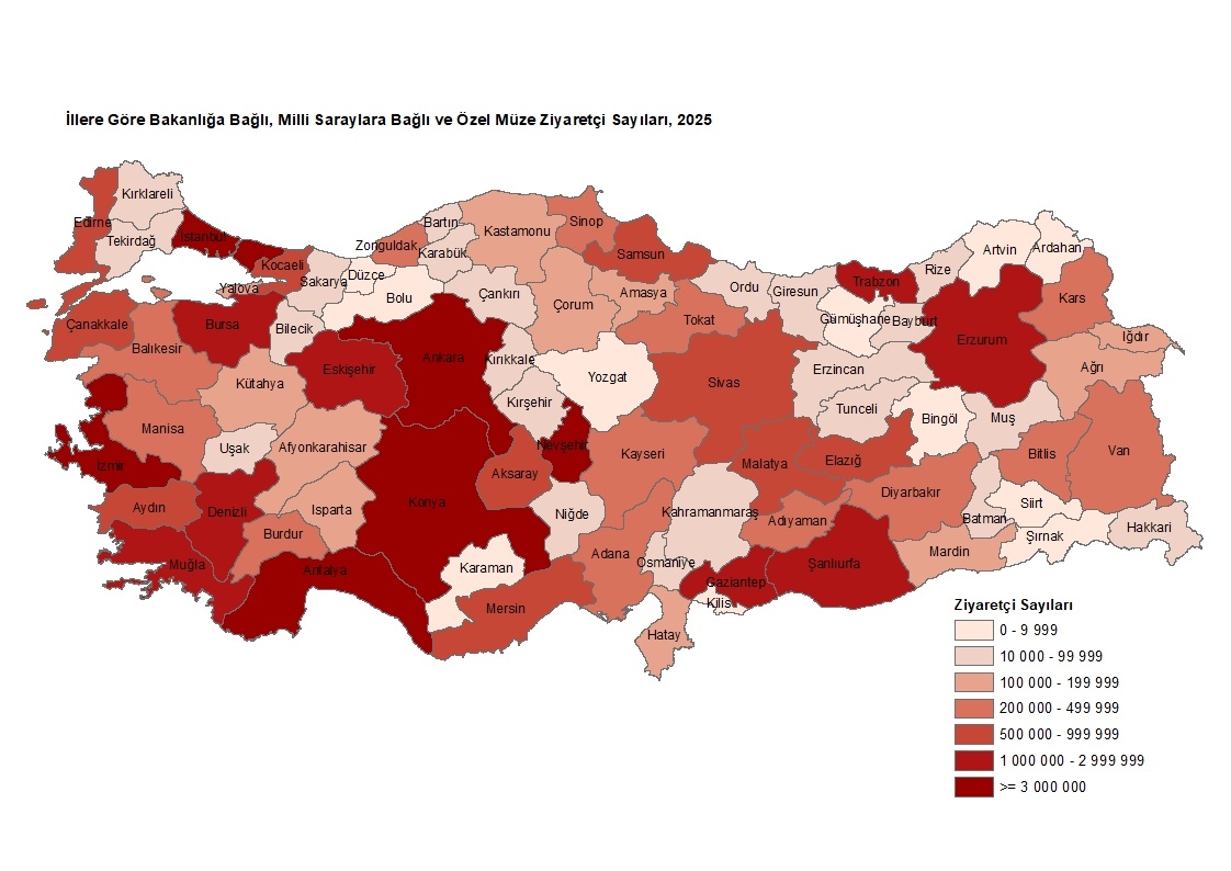 Türkiye’de müze sayısı 664’e yükseldi