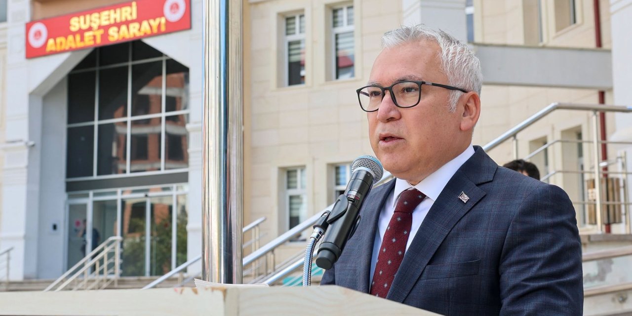 Sivas Valisi Şimşek: Adalete güveni hep birlikte güçlendireceğiz