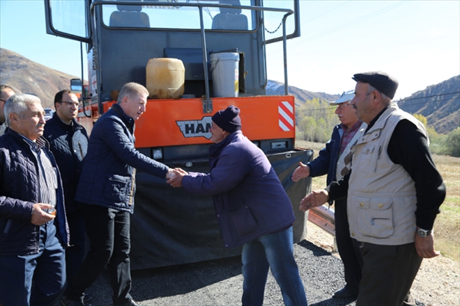 VALİ GÜL, YOL YAPIM ÇALIŞMASINI İNCELEDİ