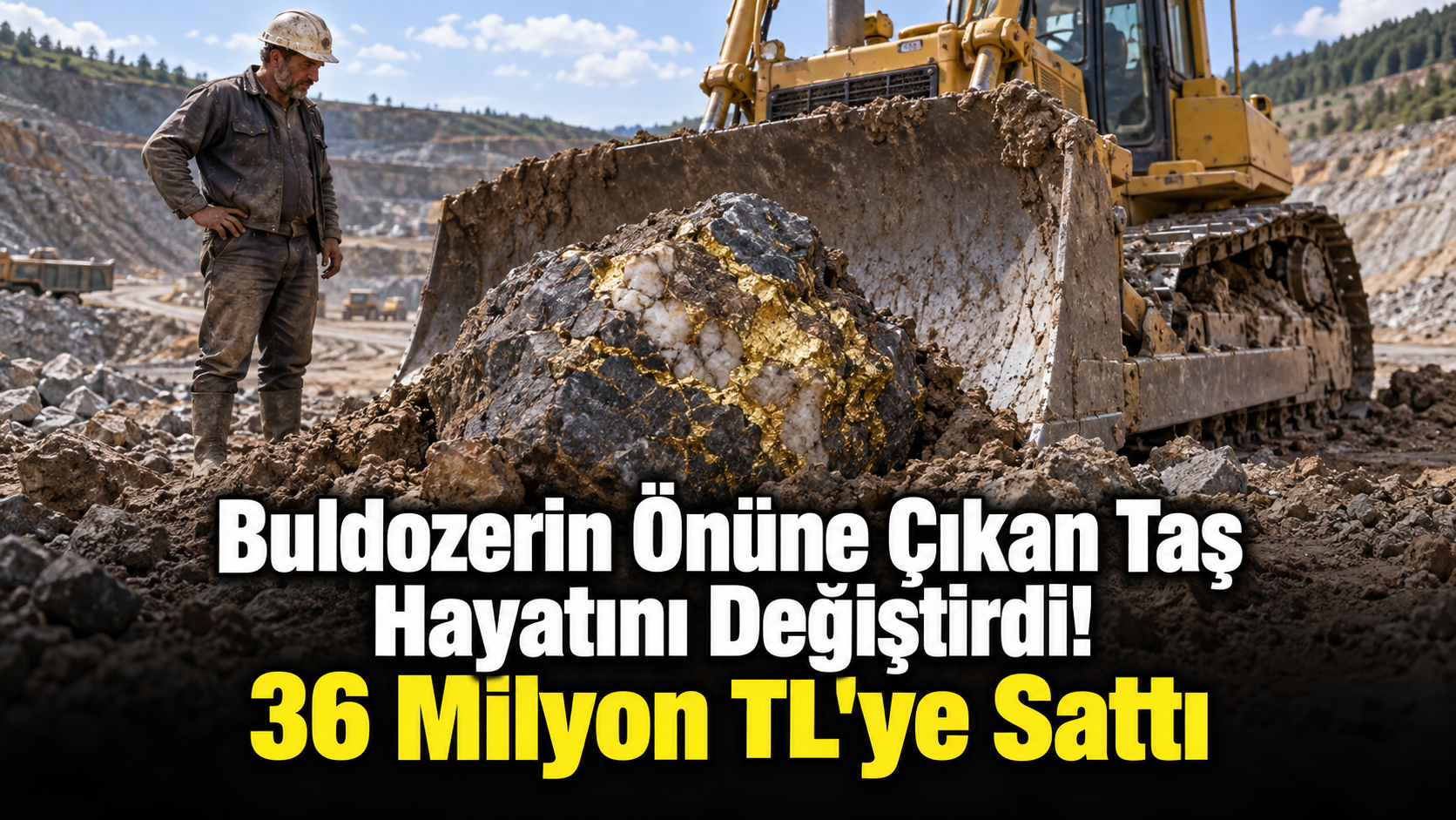Buldozerin Önüne Çıkan Taş Hayatını Değiştirdi! 36 Milyon TL'ye Sattı