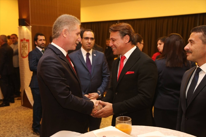 TAŞSETEN VE TUNA RESEPSİYONA KATILDI