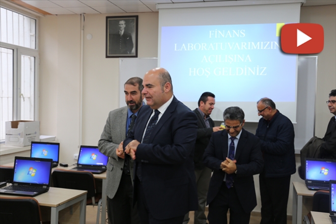 ÜNİVERSİTEYE BORSA LABORATUVARI - video