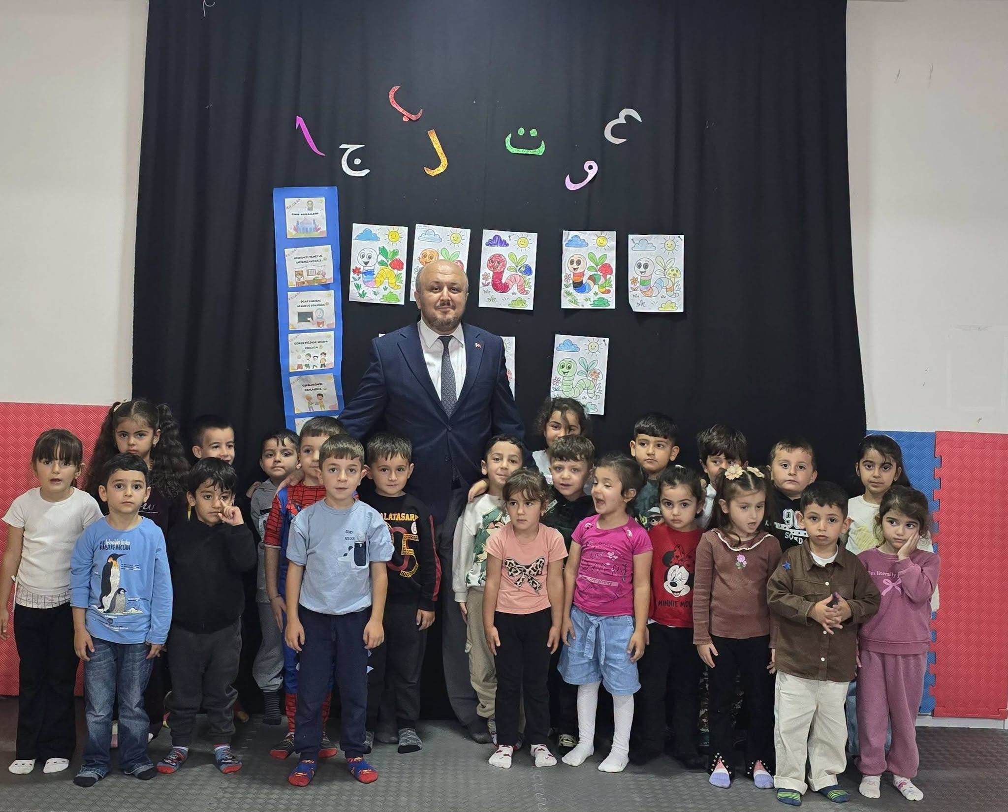 Müftü İçli, minik öğrencilerle bir araya geldi