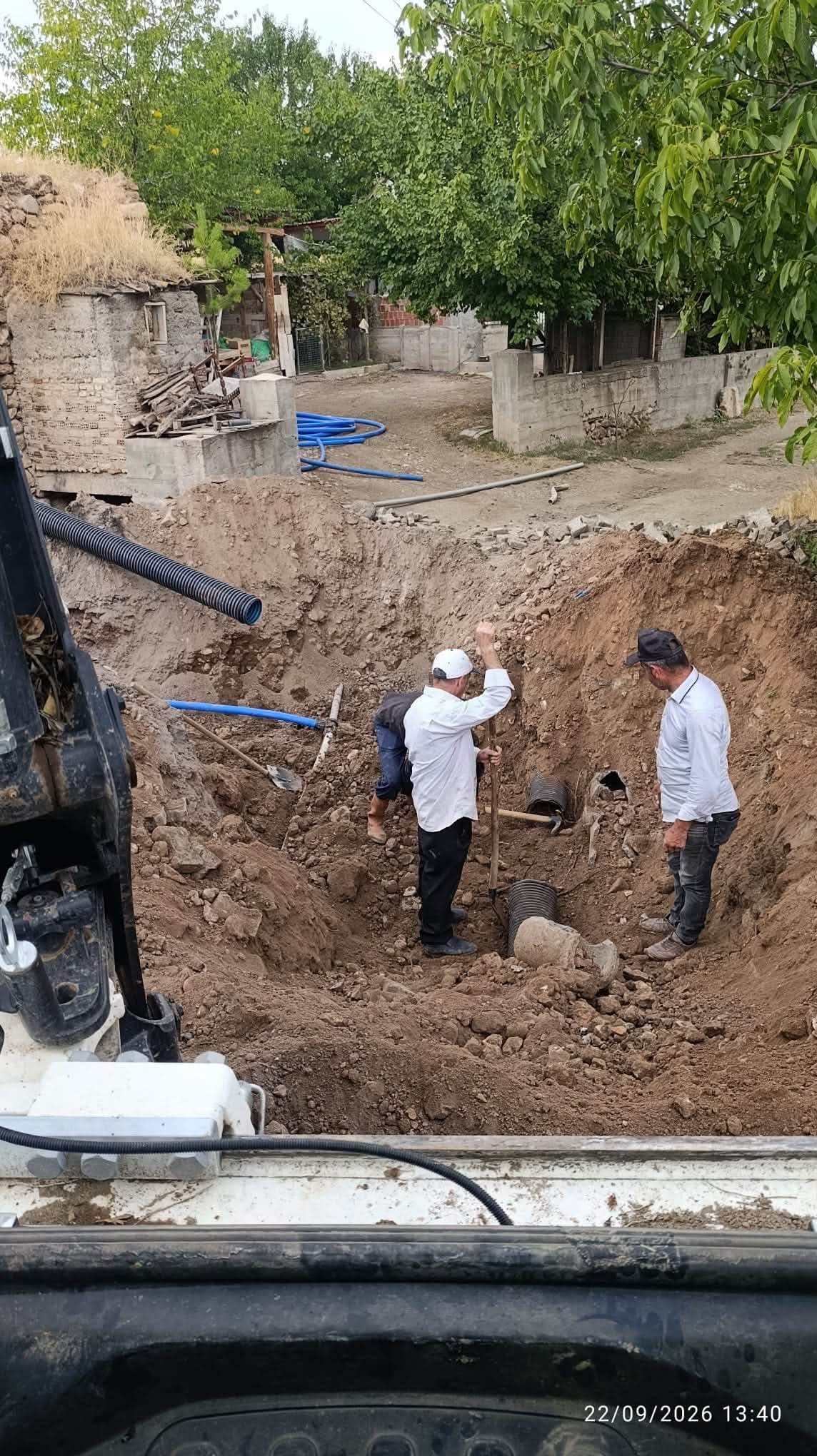 Suşehri Gökçekaş’ta altyapı çalışması tamamlandı