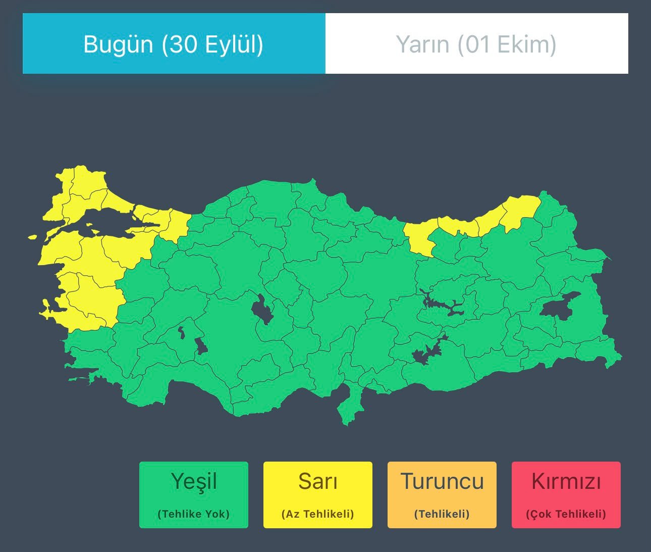 İçişleri Bakanlığı'ndan 'sağanak' uyarısı