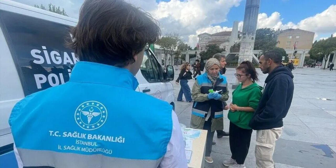 Özel ekip sigarayı bırakmak isteyenler için sahada