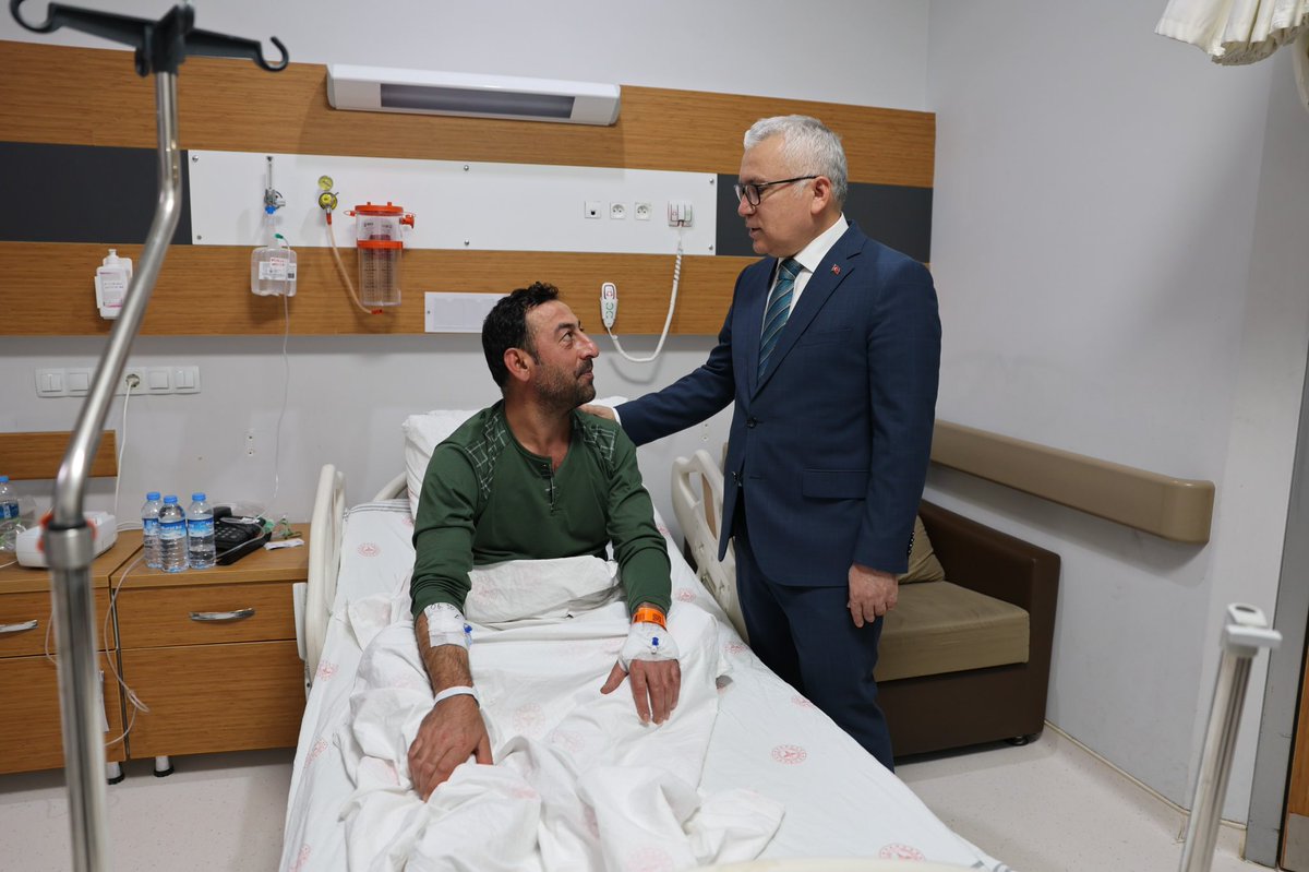 Vali Şimşek Zehirlenen İşçileri Ziyaret Etti!