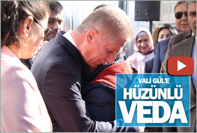 VALİ GÜL´E HÜZÜNLÜ VEDA