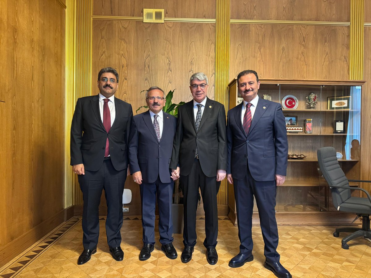 AK Parti Sivas Milletvekili Hakan Aksu’dan TBMM Başkanvekili Yusuf Beyazıt’a Hayırlı Olsun Ziyareti!