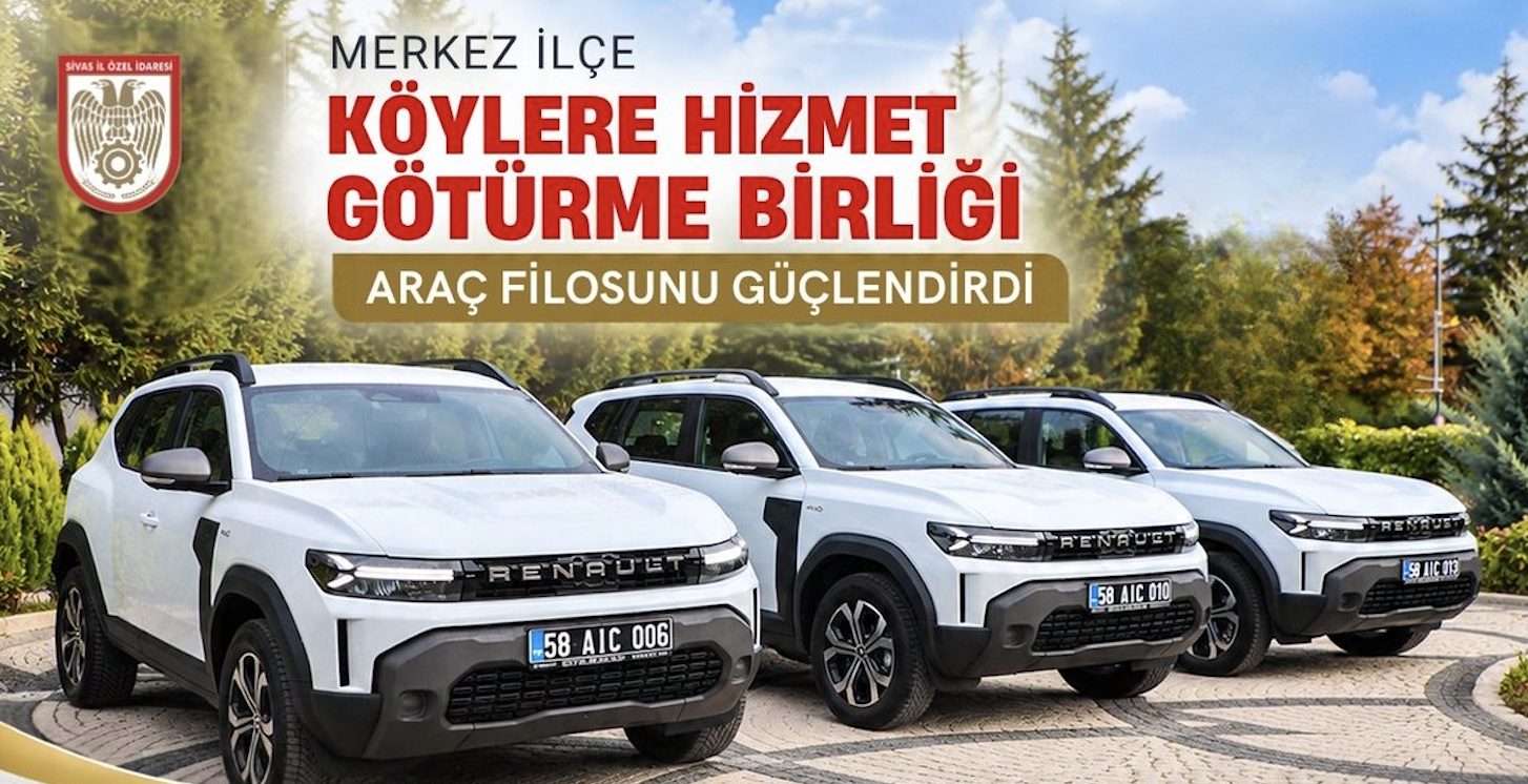 Sivas’ta Köylere Hizmet İçin Yeni Araçlar Alındı! Araç Filosu Güçlendirildi!