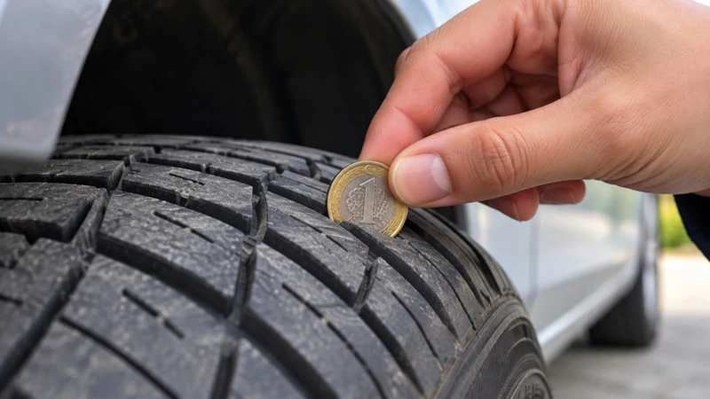 Sürücüler Dikkat! Lastiklerinizin Aşınıp Aşınmadığını 1 TL ile Kontrol Edebilirsiniz!
