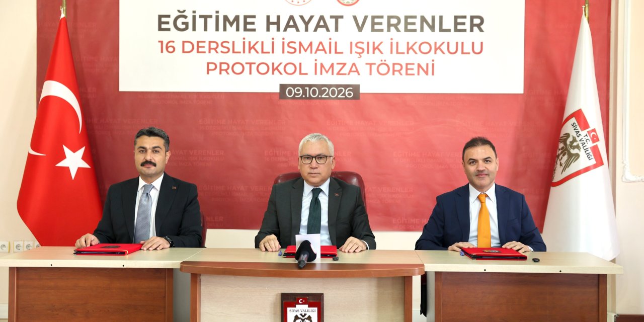 Hayırsever iş insanından Sivas’a okul desteği