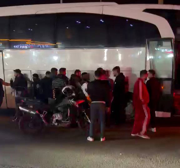 Sivas’ta otobüs bagajından göçmenler çıktı