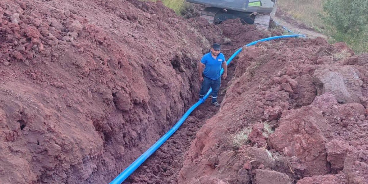 İçme suyu hattı yenilendi